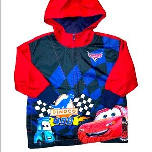 Lightning McQueen Dinoco 400 Rainjacket Windbreaker